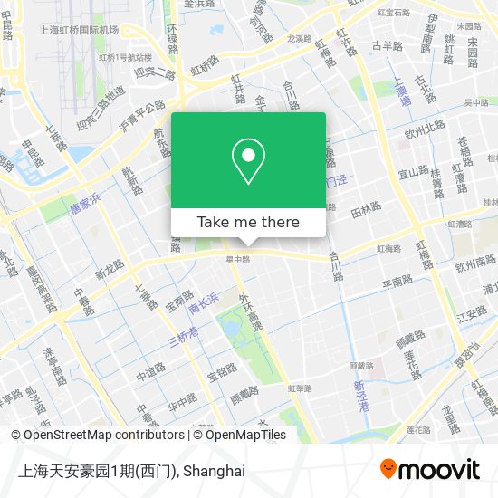 上海天安豪园1期(西门) map