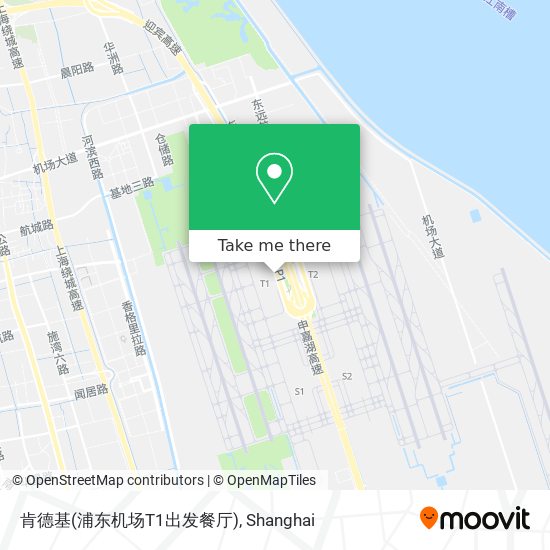 肯德基(浦东机场T1出发餐厅) map