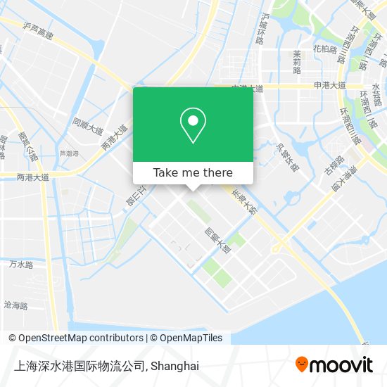 上海深水港国际物流公司 map