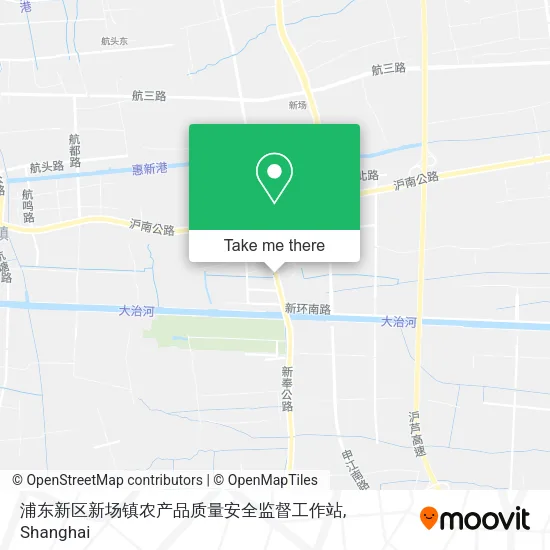 浦东新区新场镇农产品质量安全监督工作站 map