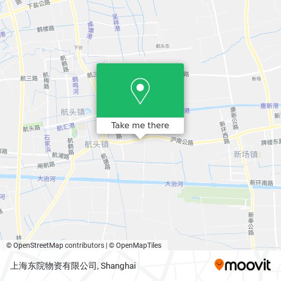 上海东院物资有限公司 map