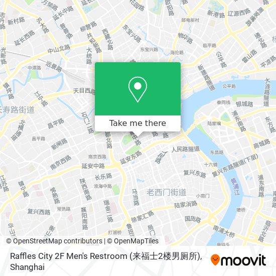 Raffles City 2F Men's Restroom (来福士2楼男厕所) map