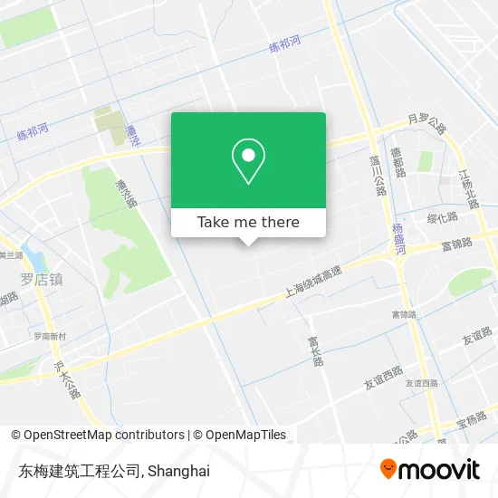 东梅建筑工程公司 map