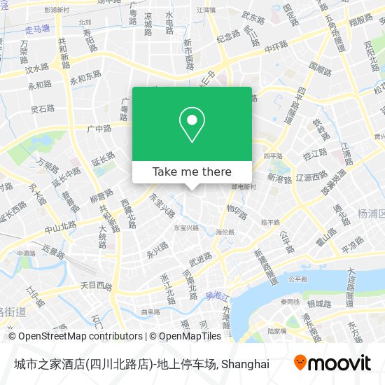 城市之家酒店(四川北路店)-地上停车场 map