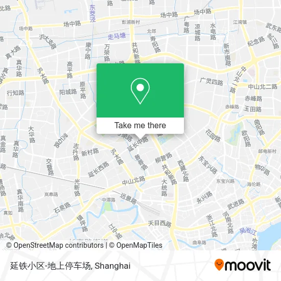 延铁小区-地上停车场 map