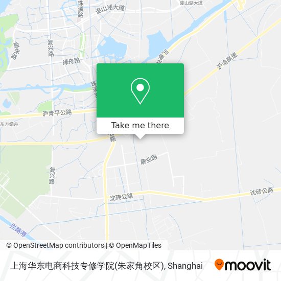 上海华东电商科技专修学院(朱家角校区) map
