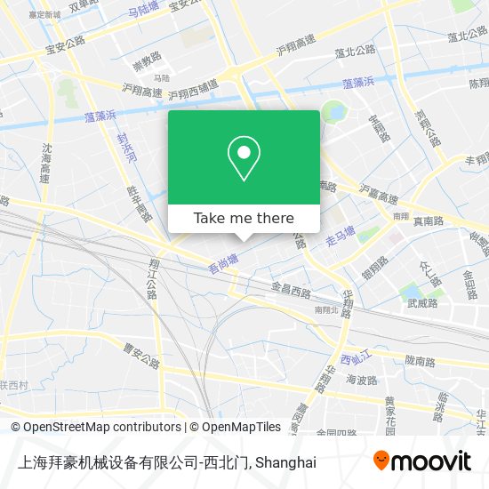 上海拜豪机械设备有限公司-西北门 map