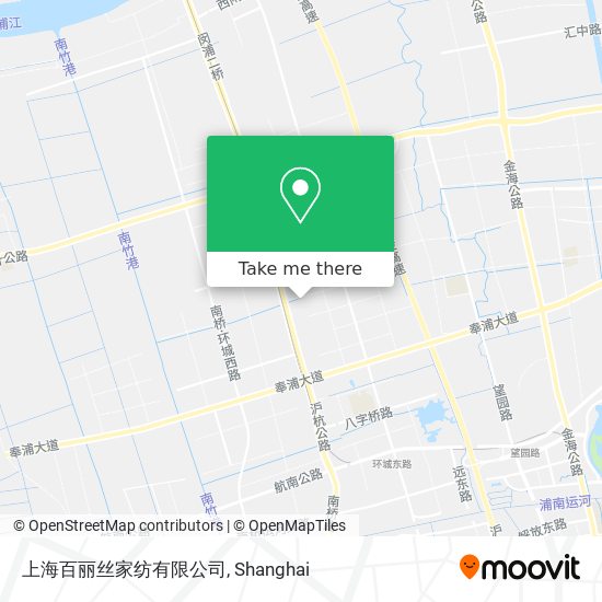 上海百丽丝家纺有限公司 map