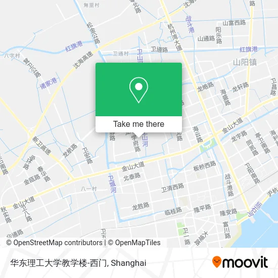 华东理工大学教学楼-西门 map