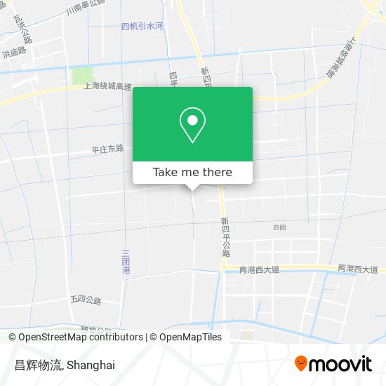 昌辉物流 map