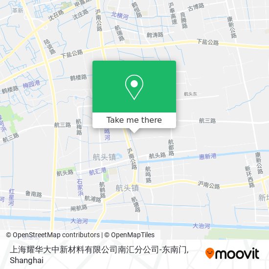 上海耀华大中新材料有限公司南汇分公司-东南门 map