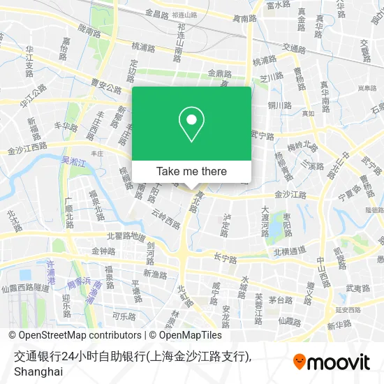 交通银行24小时自助银行(上海金沙江路支行) map