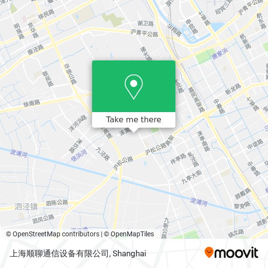上海顺聊通信设备有限公司 map