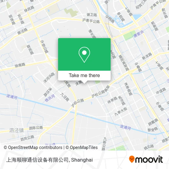 上海顺聊通信设备有限公司 map