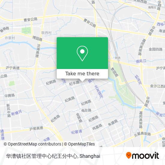华漕镇社区管理中心纪王分中心 map