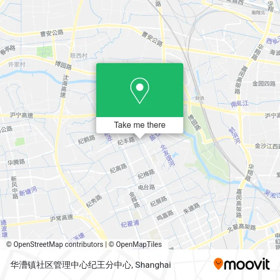 华漕镇社区管理中心纪王分中心 map