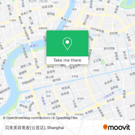 贝美美容美发(云莲店) map