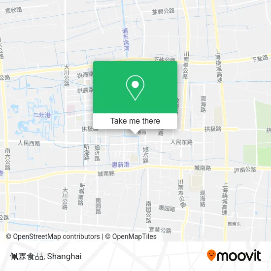 佩霖食品 map