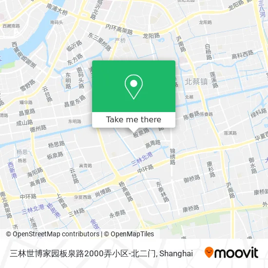 三林世博家园板泉路2000弄小区-北二门 map