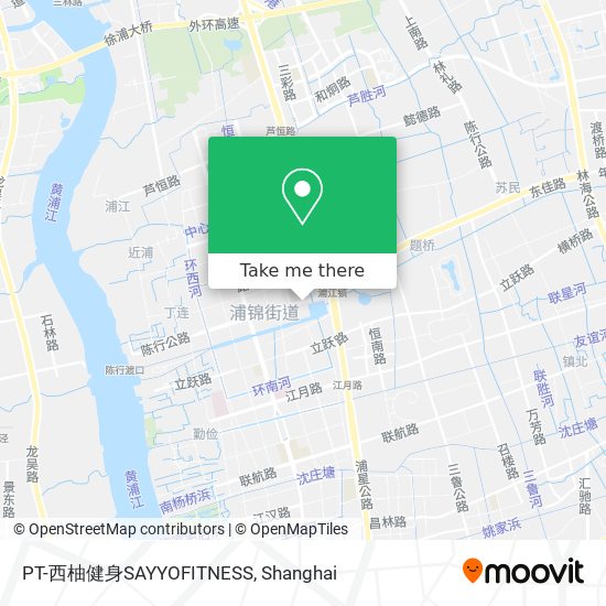 PT-西柚健身SAYYOFITNESS map