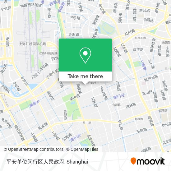 平安单位闵行区人民政府 map