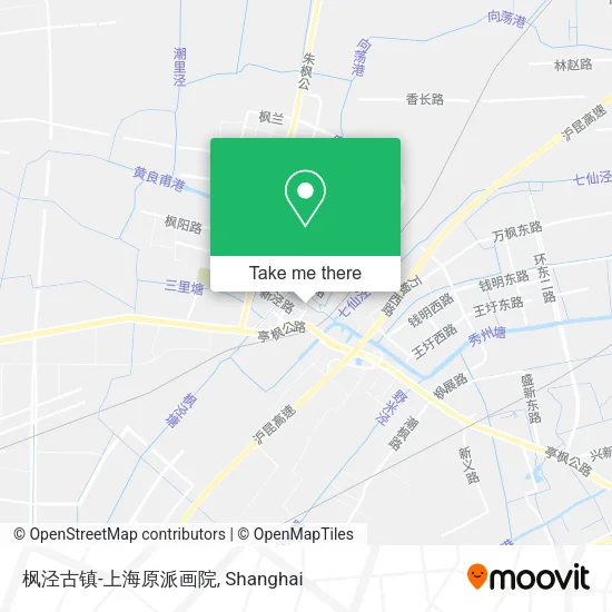 枫泾古镇-上海原派画院 map