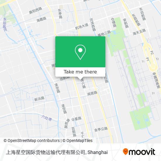 上海星空国际货物运输代理有限公司 map