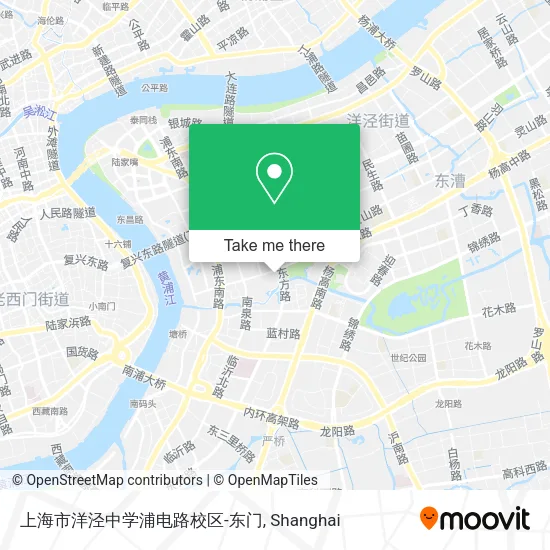 上海市洋泾中学浦电路校区-东门 map
