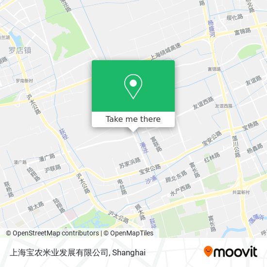 上海宝农米业发展有限公司 map