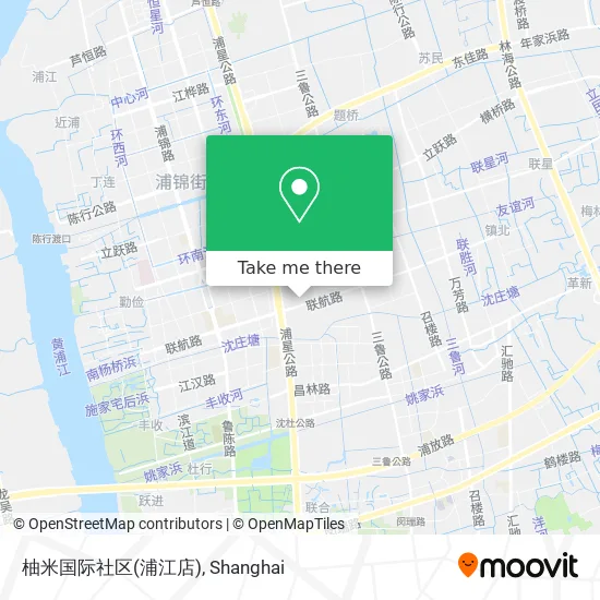 柚米国际社区(浦江店) map
