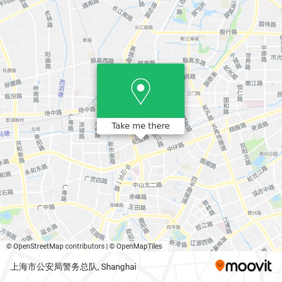上海市公安局警务总队 map