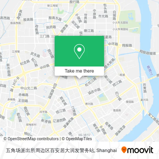 五角场派出所周边区百安居大润发警务站 map