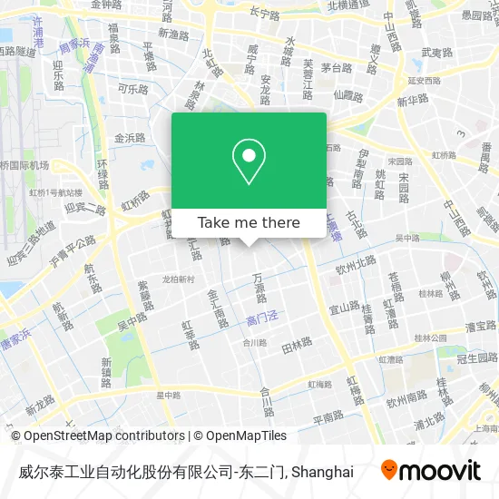 威尔泰工业自动化股份有限公司-东二门 map
