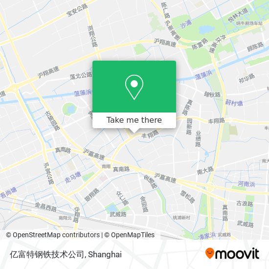 亿富特钢铁技术公司 map