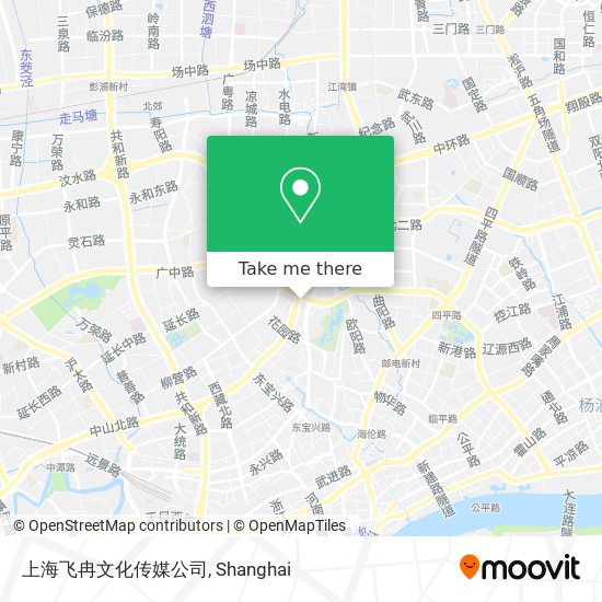 上海飞冉文化传媒公司 map