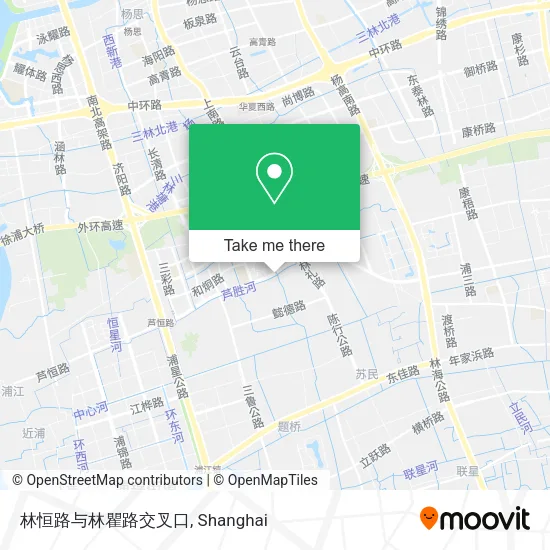 林恒路与林瞿路交叉口 map