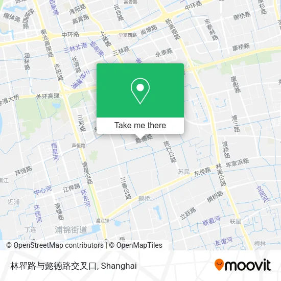 林瞿路与懿德路交叉口 map