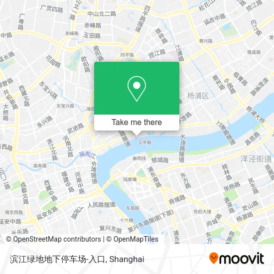 滨江绿地地下停车场-入口 map