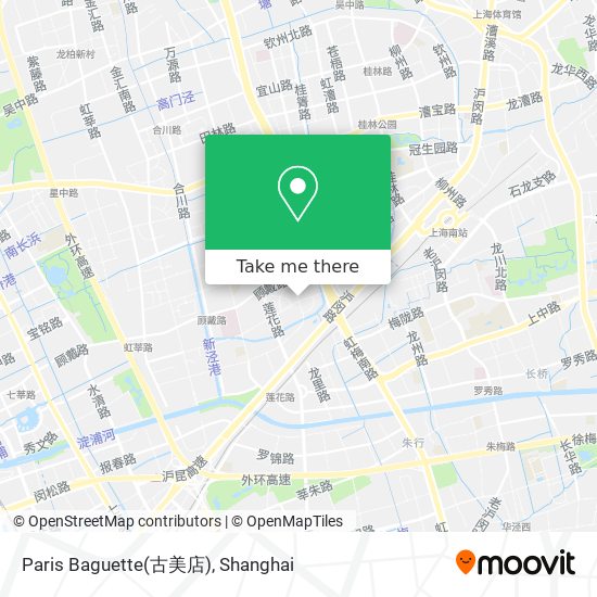 Paris Baguette(古美店) map