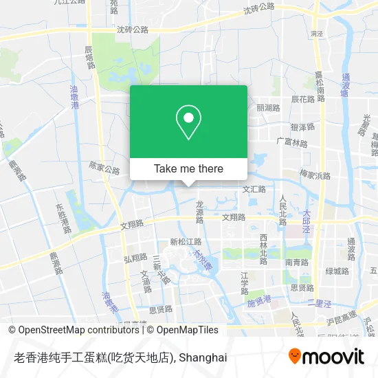 老香港纯手工蛋糕(吃货天地店) map