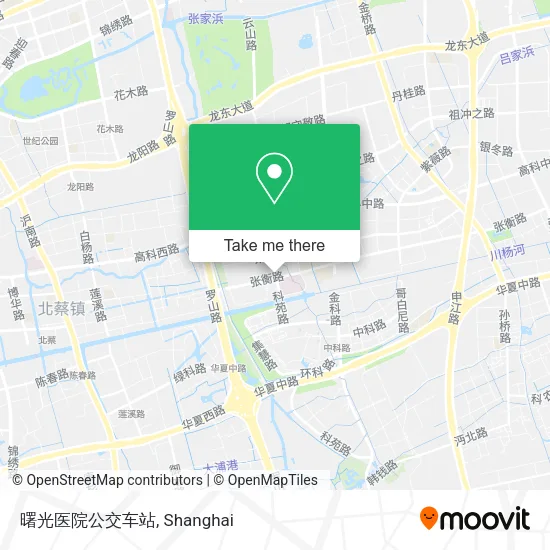 曙光医院公交车站 map
