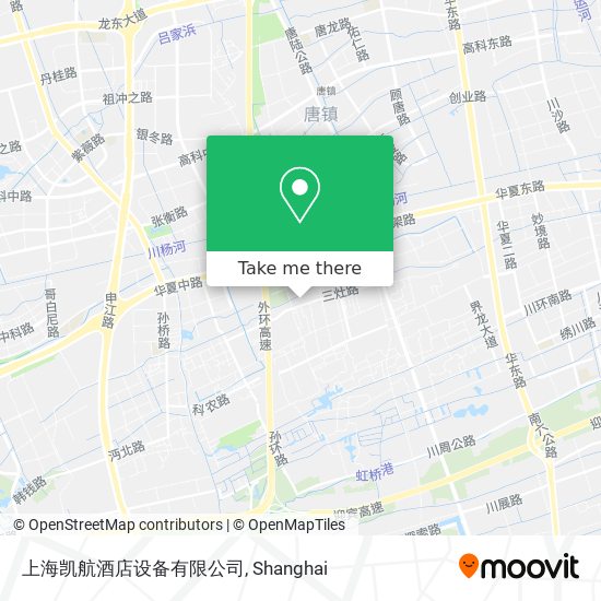上海凯航酒店设备有限公司 map