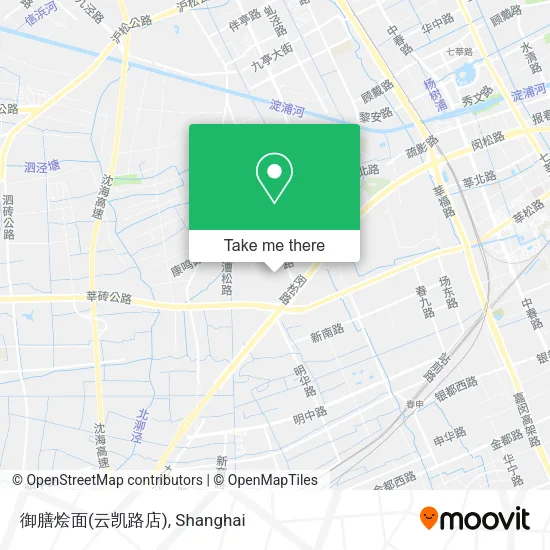 御膳烩面(云凯路店) map
