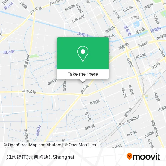 如意馄饨(云凯路店) map