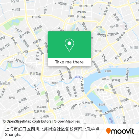 上海市虹口区四川北路街道社区党校河南北教学点 map