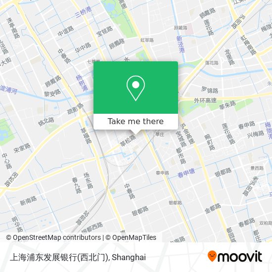 上海浦东发展银行(西北门) map