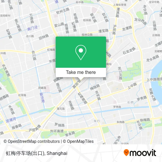 虹梅停车场(出口) map