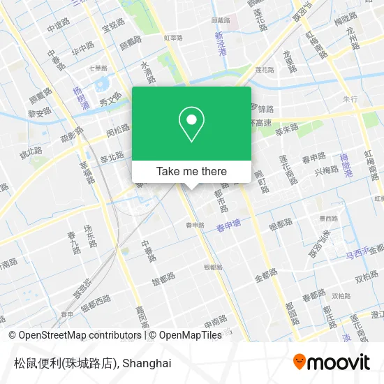 松鼠便利(珠城路店) map
