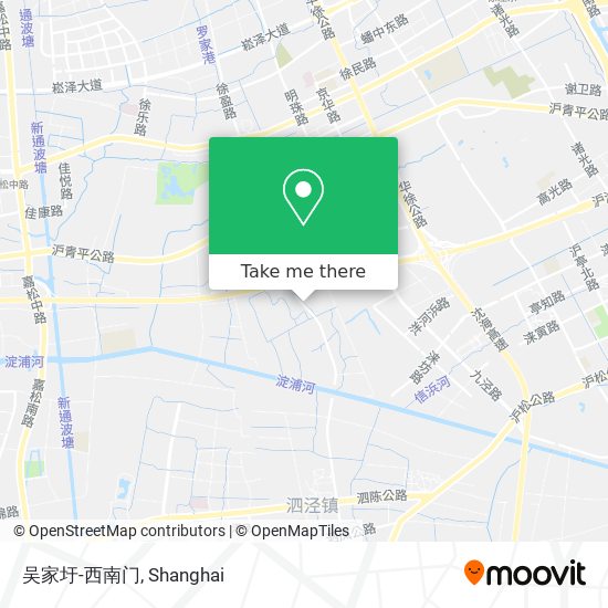 吴家圩-西南门 map