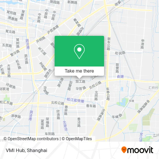 VMI Hub map